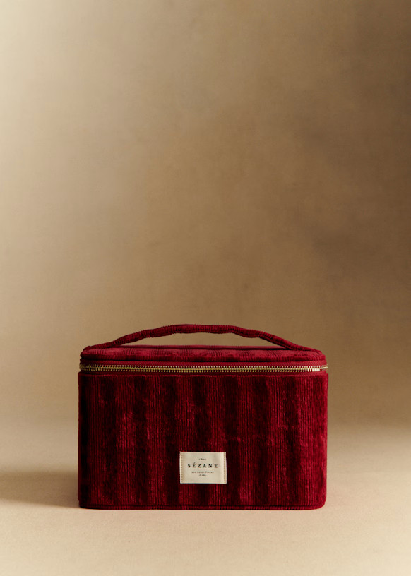 Maxi Vanity case corduroy velvet | Sezane Paris - US