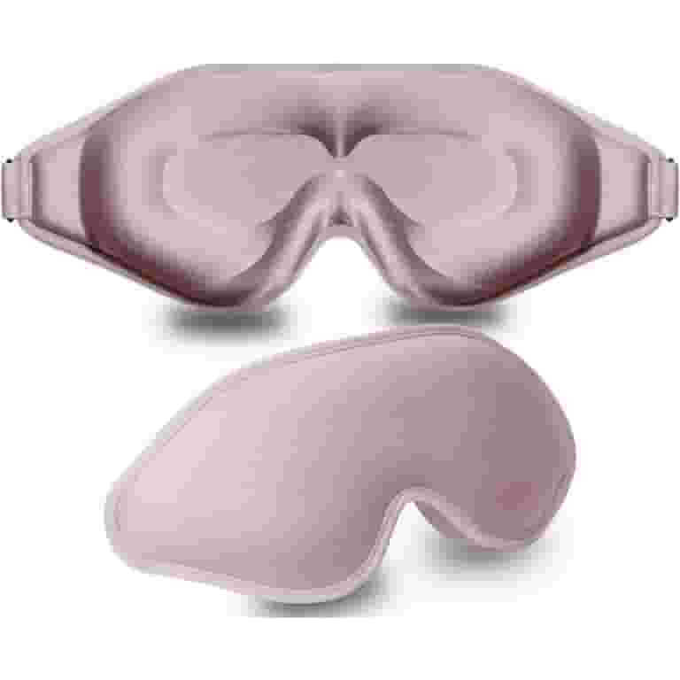 Sleep Mask, 3D Deep Contoured Eye Covers for Sleeping, 99% Block Out Light Eye Mask, Zero Eye Pre... | Walmart (US)
