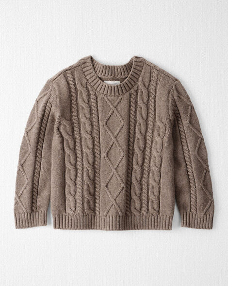 Toddler Organic Cotton Cable Knit Sweater | Carter's Inc