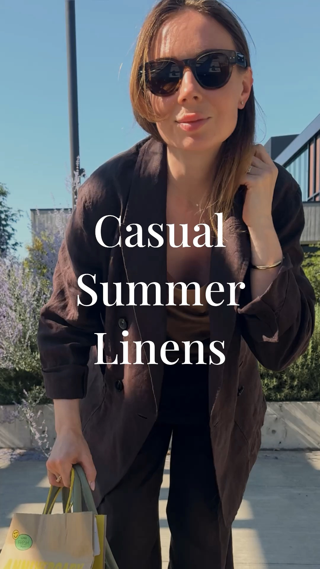 Linen suit (Massimo Dutti) but make it casual (wear it with a pair of Birkenstock Boston Clogs) and my Bottega Veneta Cabat bag (similar woven leather bag available by Madewell and Dragon Diffusion). 

#LTKxNSale #LTKSeasonal #LTKSaleAlert