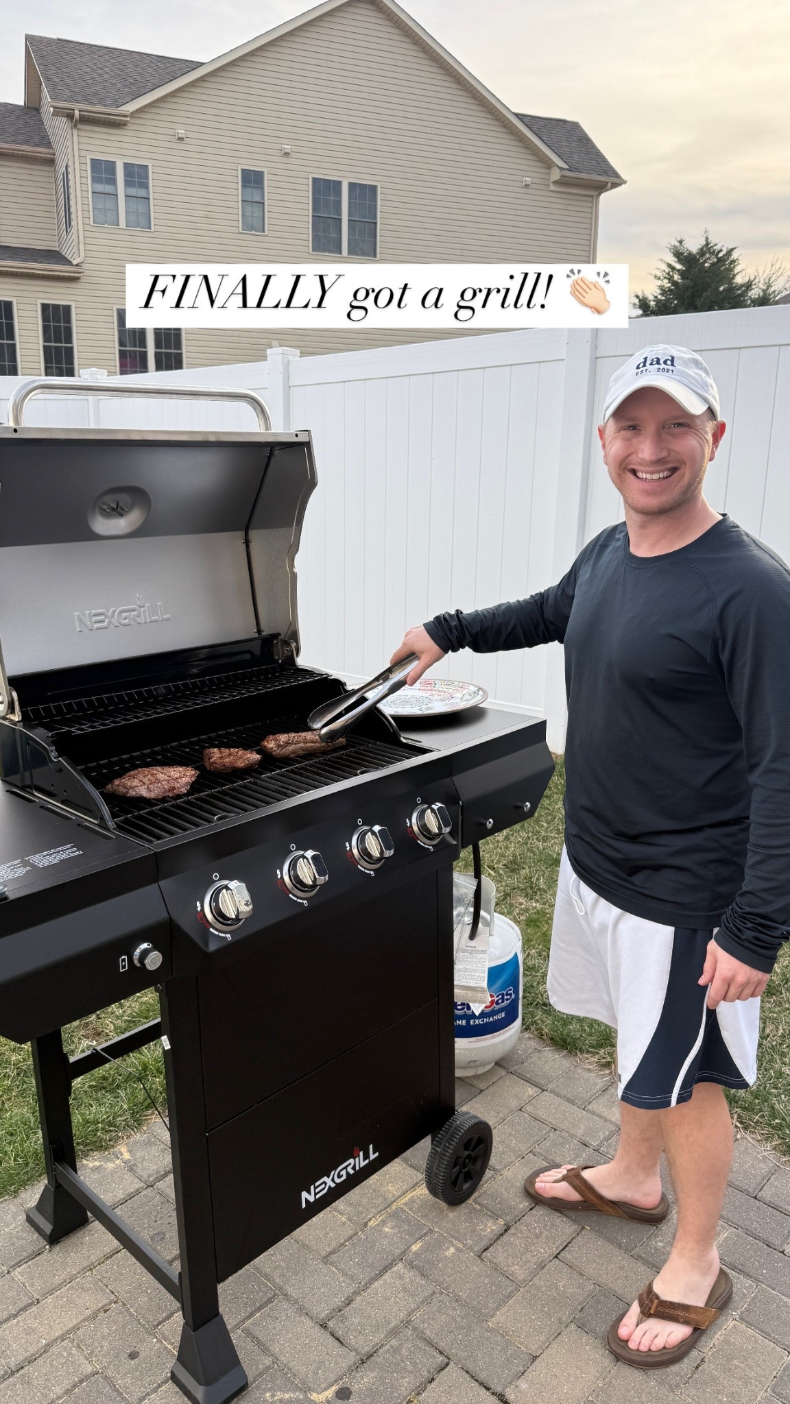 Grill season is finally here! Tried out our new gas grill for the first time today! 


Backyard, outdoor furniture, patio ideas, backyard patio, backyard inspo, Father’s Day, Father’s Day gift ideas, gifts for dad 

#LTKHome #LTKMens #LTKSeasonal