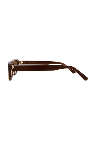 x Whitney Port The Sonny Sunglasses in Auburn & Brown Mono | Revolve Clothing (Global)