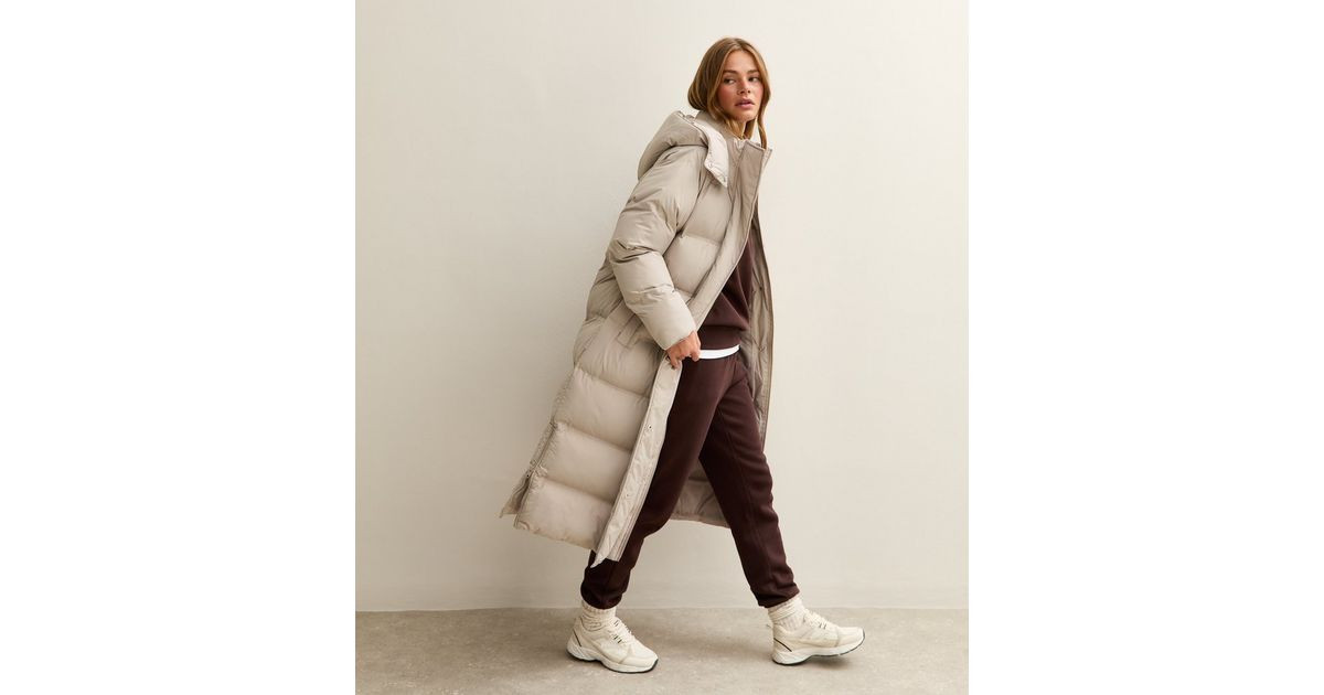 Mink Longline Padded Puffer Coat | New Look | New Look (UK)