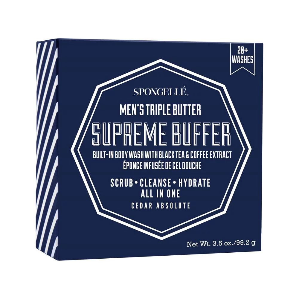 Spongelle Men's Supreme Buffer - Cedar Absolute | Walmart (US)