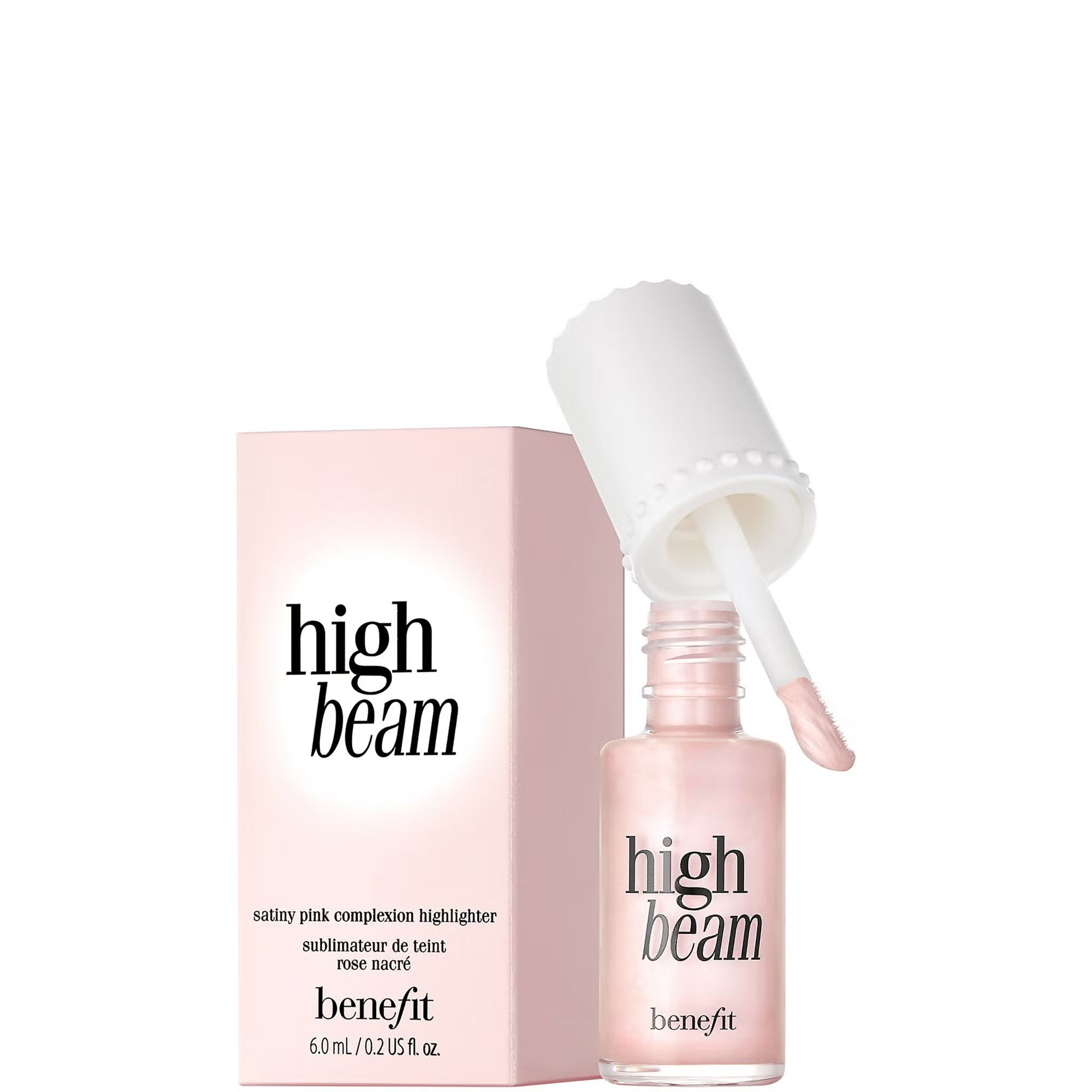 benefit High Beam Satiny Pink Liquid Highlighter | Look Fantastic (UK)