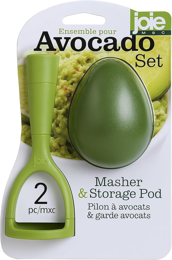 Avocado Masher & Storage Pod Set – 2 PC | Easy Guacamole Maker & Freshness Keeper | Smash & Sto... | Amazon (US)