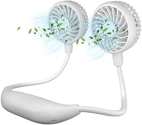 HandFan Upgraded Neck Fan with 5000mAh Rechargeable Battery, 26H Longest Runtime - 6 Speeds Visib... | Amazon (US)