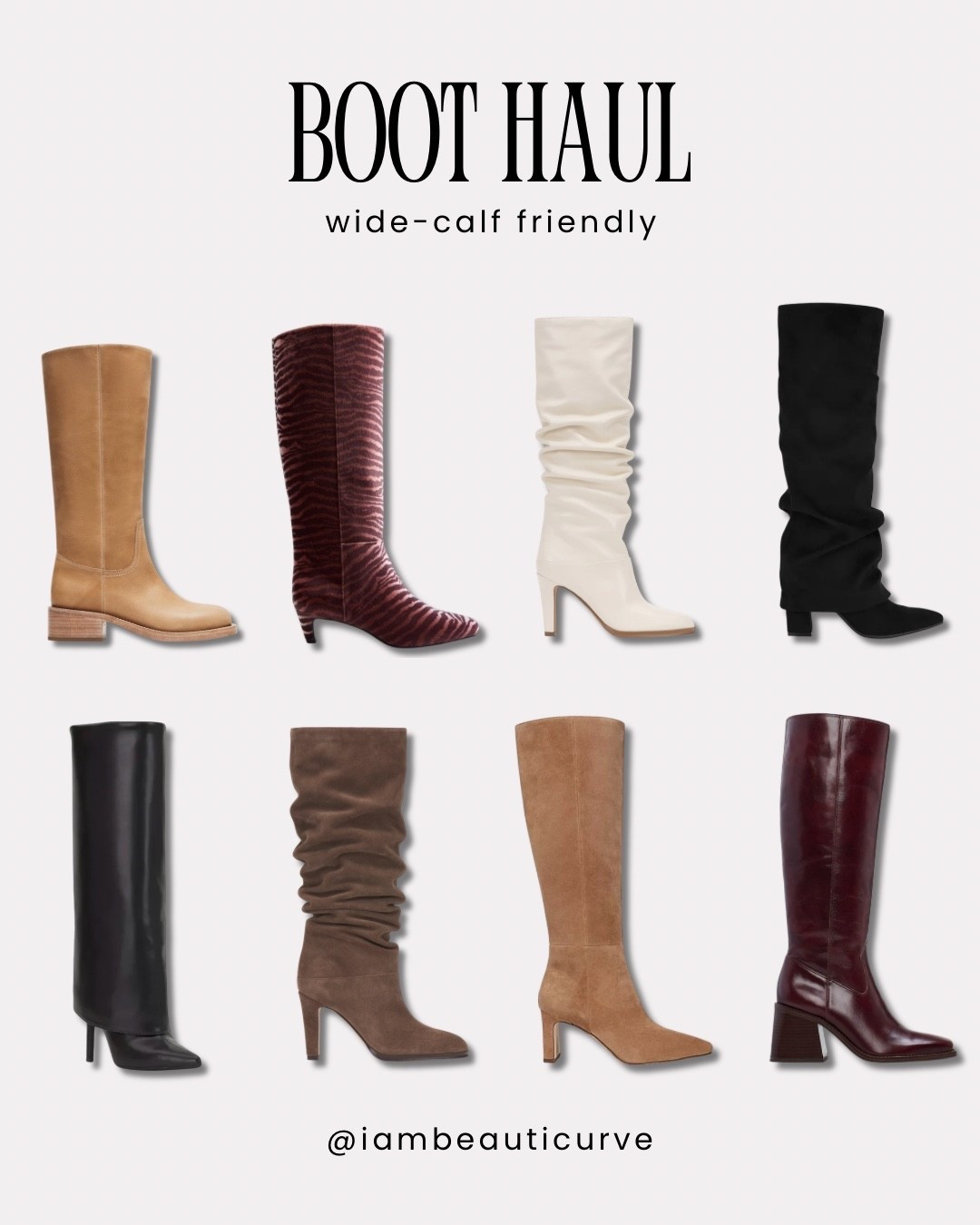 Boot haul but make it wide-calf friendly 🤎