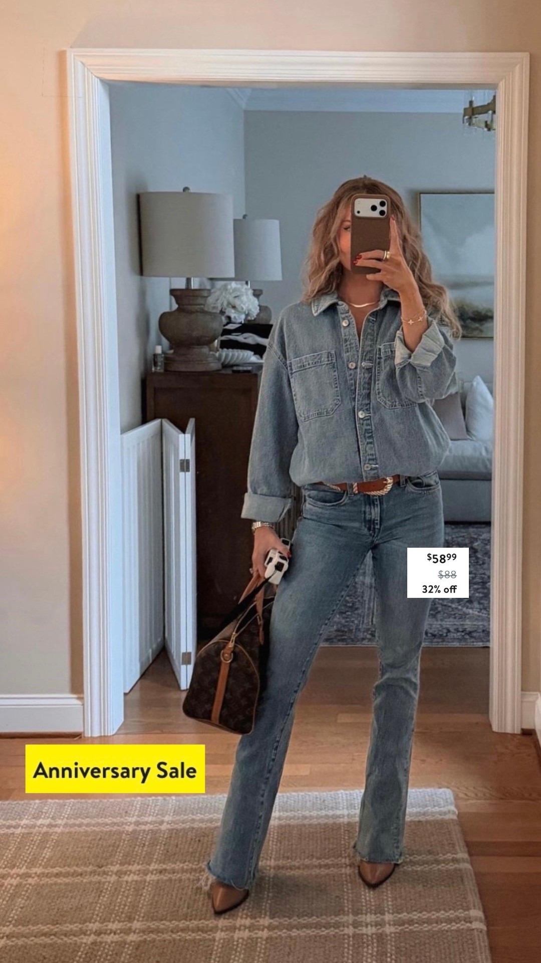 this year’s version of one of my favorite denim! these #nsale jeans are such a flattering fit 😍😍

#LTKootd #LTKgrwm #LTKSaleAlert
