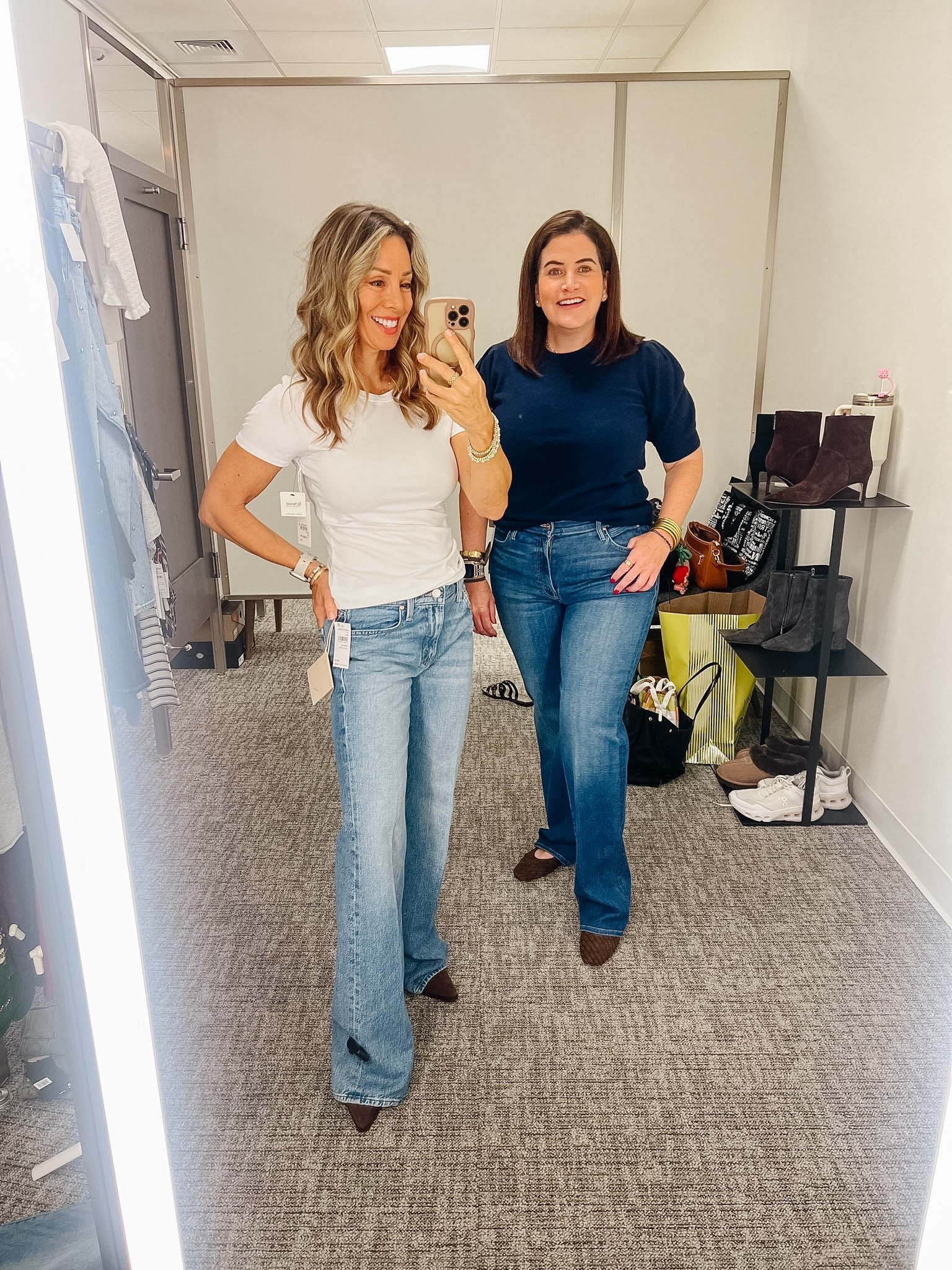 Nordstrom Anniversary Sale 

Megan – Top Fit: XS | Jeans Fit: 24 (sized down)

Ali-Shaun – Top Fit: Medium | Jeans Fit: 30 | Size 10

#LTKootd #LTKSaleAlert #LTKOver40