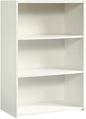 Sauder Beginnings 3-Shelf Bookcase, Soft White finish | Amazon (US)