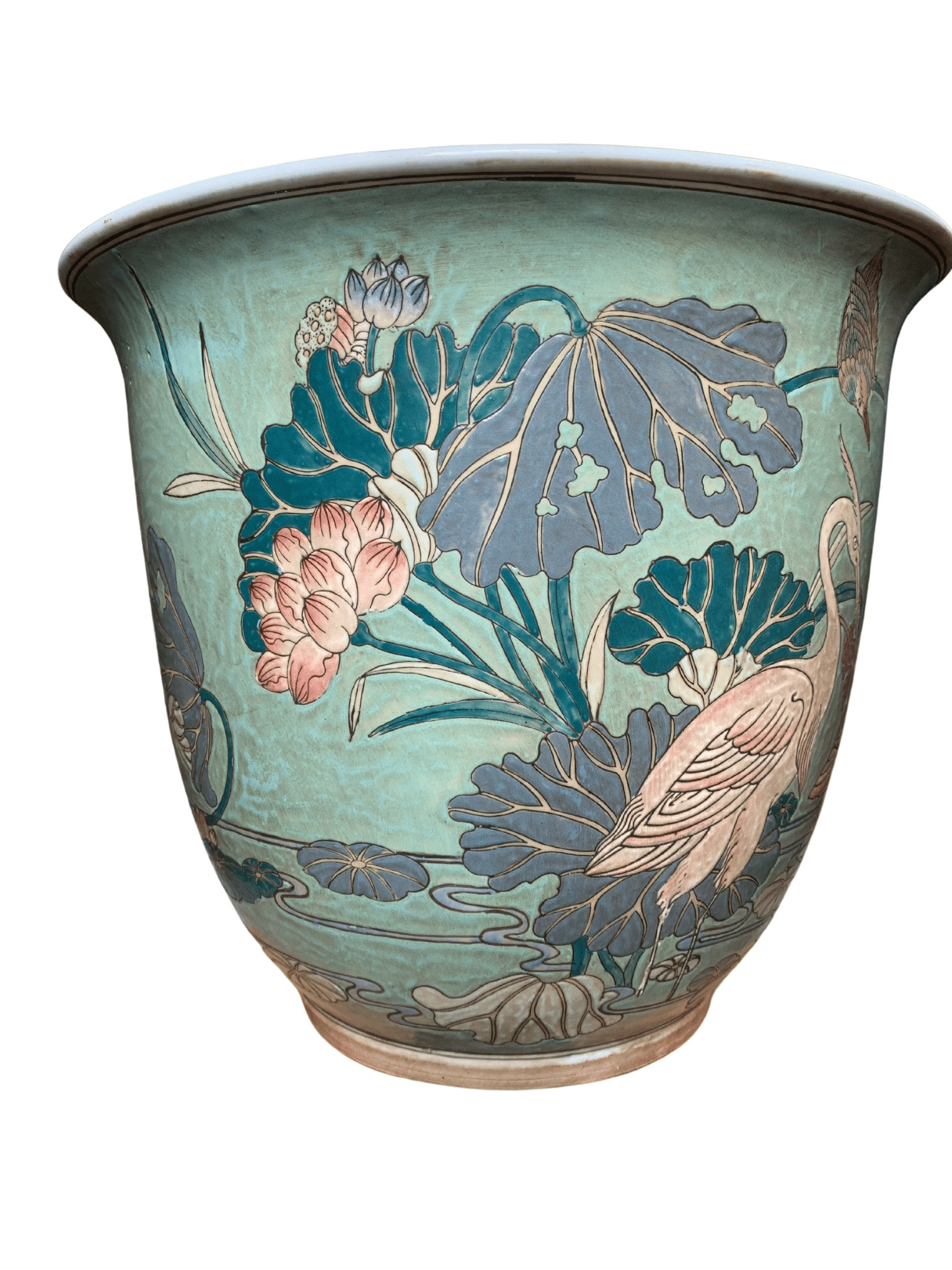 East Asian Floor Planter (large) | Vintage Keepers