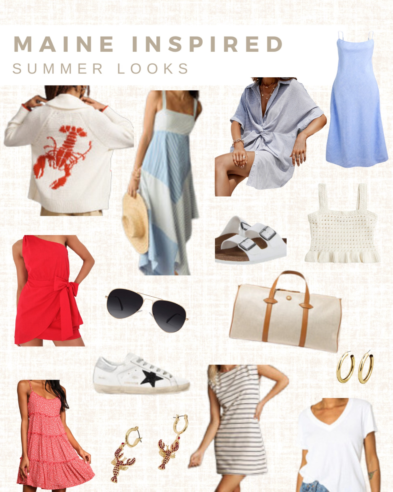 What to wear in #maine this summer! #mainelooks #coastal #northeastern #summer #summerlooks #summerdress

#LTKSeasonal #LTKunder100