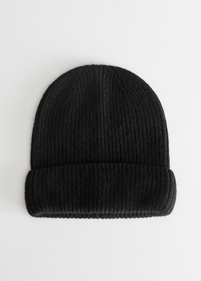Ribbed Cashmere Knit Beanie | & Other Stories US