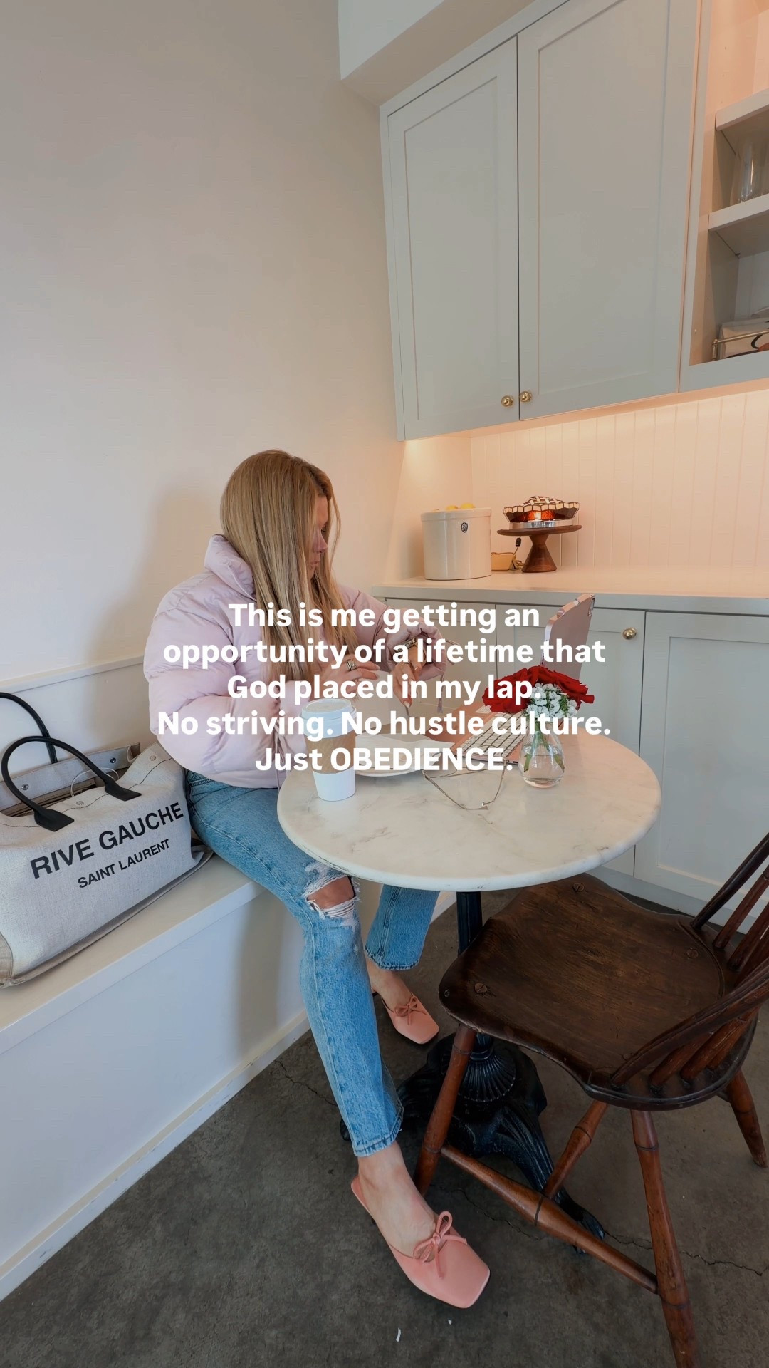 Modest Christian mom outfit for everyday leadership 🤍

Wearing this puffer ballet pink  (size XS) layered over a fitted top + classic straight denim — this is my go-to “faith-led entrepreneur” look. Polished, modest, feminine, and comfortable enough for school drop-off or content days. Shop this look on my LTK.

modest pink jacket outfit, Christian conference outfit, neutral capsule wardrobe for moms, etc.

#LTKOver40 #LTKmomlife #LTKstorytime