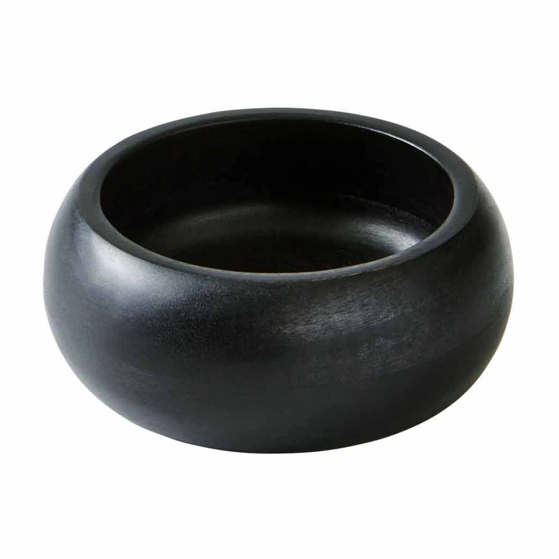 Better Homes & Gardens Wood Small Serving Bowl, Black | Walmart (US)