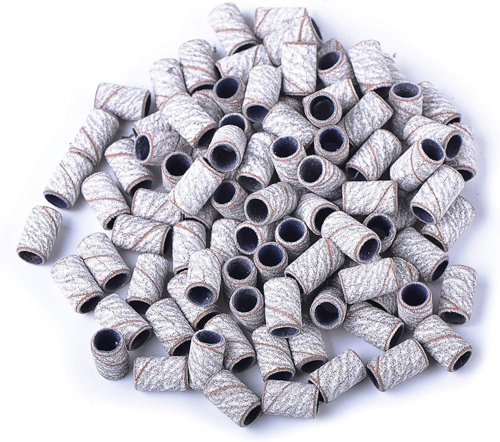 SpeTool 100Pcs Sanding Ring Bands 150 Grinding Polisher For Nail Drill Files Manicure Tools (Zebr... | Amazon (US)