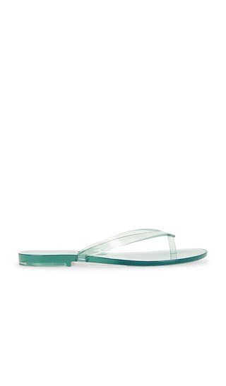 x Melissa Jelly Thong Flip Flop in Green | Revolve Clothing (Global)