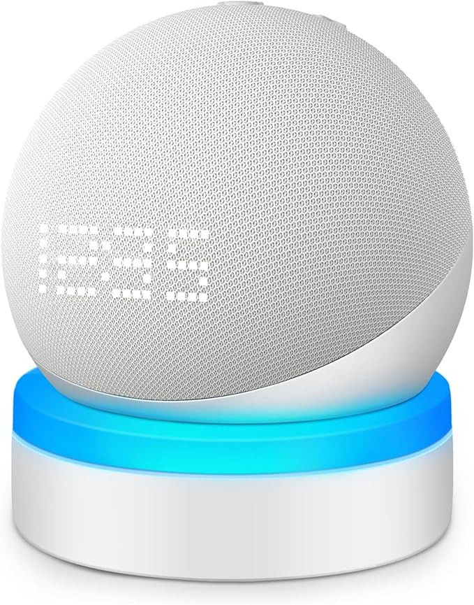 ZUOLACO Table Holder for Echo Dot 4th/5th Generation, Desktop Stand Mount for Echo Dot 4th/5th Ge... | Amazon (US)