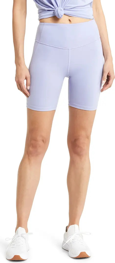 Strength High Waist Pocket 7-Inch Bike Shorts | Nordstrom