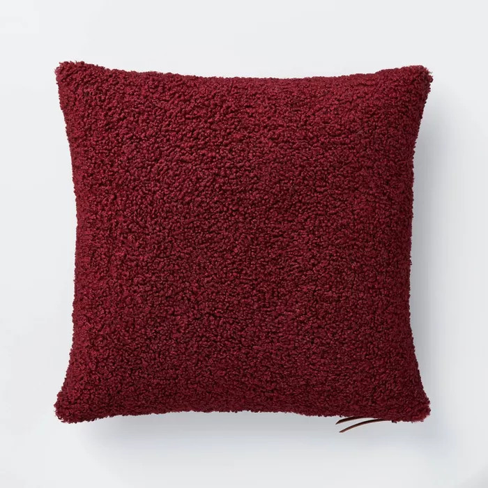 Boucle Throw Pillow with Exposed Zipper – Threshold™ designed with Studio McGee | Target