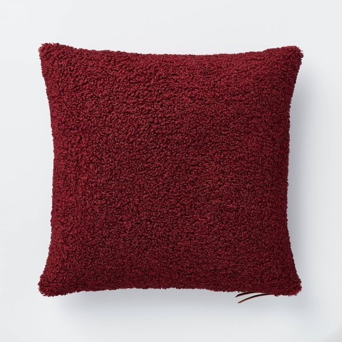 Boucle Throw Pillow with Exposed Zipper – Threshold™ designed with Studio McGee | Target