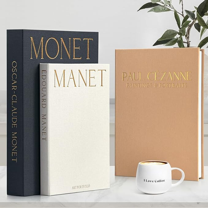 Aesthetic Decorative Books - Coffee Table Books Decor - Faux Decor Book Storage Box for Decoratio... | Amazon (US)