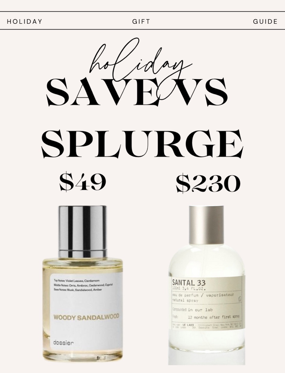 SAVE VS SPLURGE! This is my all time FAVORITE perfume! Save or splurge, they both smell Devine!! #christmas #holiday #savevssplurge

#LTKHoliday #LTKSeasonal #LTKGiftGuide