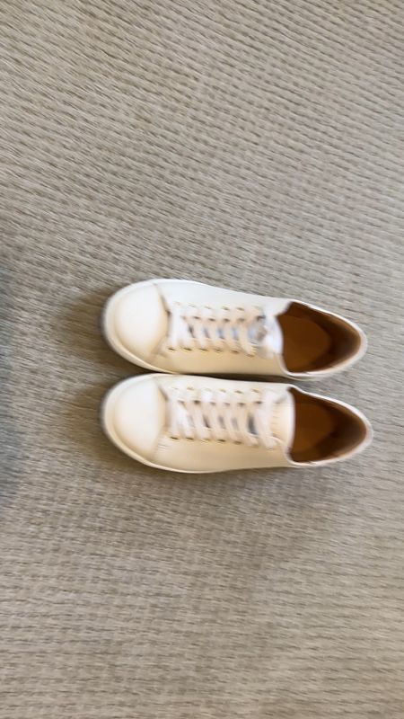 The perfect white sneakers! They are a bit on the ivory side but super comfortable, no logos, and very quiet luxury with a reasonable price! Size up if you like chunky socks

#LTKstyletip #LTKFind #LTKshoecrush