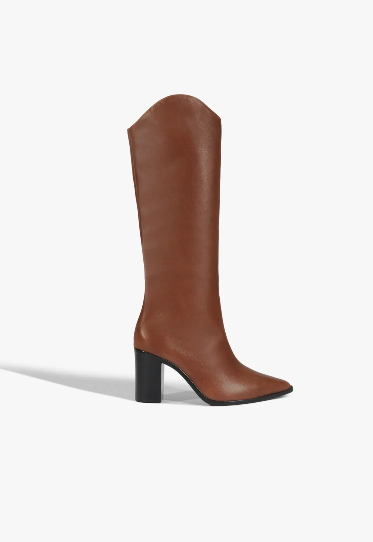 Light Brown Leather Boot Maryana | SCHUTZ | Schutz (US)