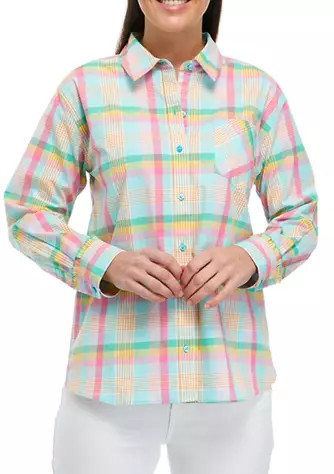 Women's Poplin Button Down Shirt | Belk