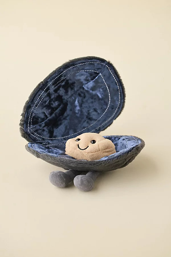 Jellycat Amuseables Michelle Mussel Plushie in Black at Urban Outfitters | Urban Outfitters (US and RoW)