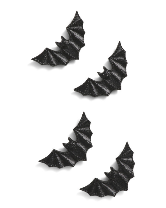 Set Of 4 Aluminum Wall Decor Bats | TJ Maxx