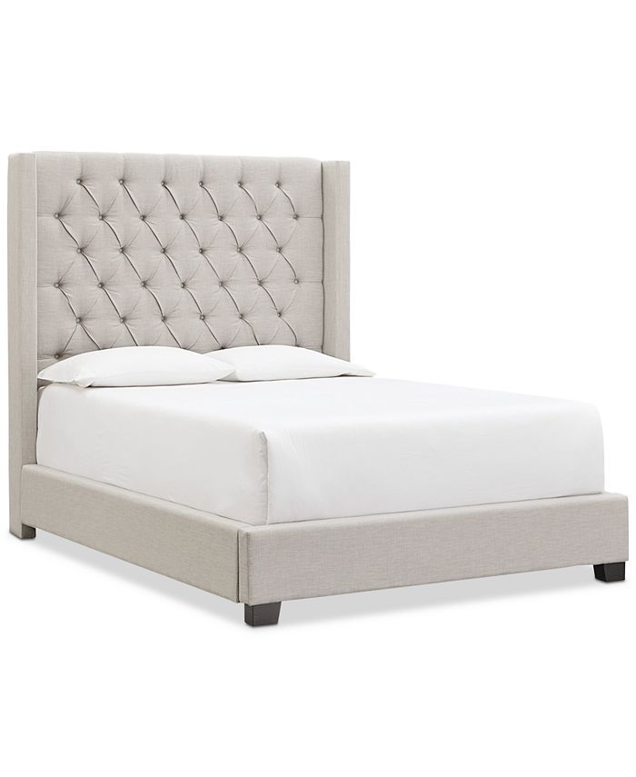 Furniture Monroe II Upholstered California King Bed, Created for Macy's & Reviews - Furniture - M... | Macys (US)