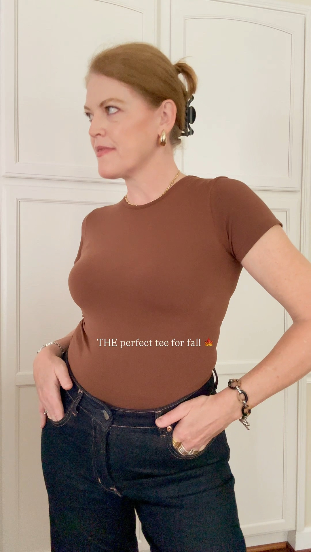 THE perfect tee for fall 🍁

#LTKMidsize #LTKFindsUnder50 #LTKStyleTip