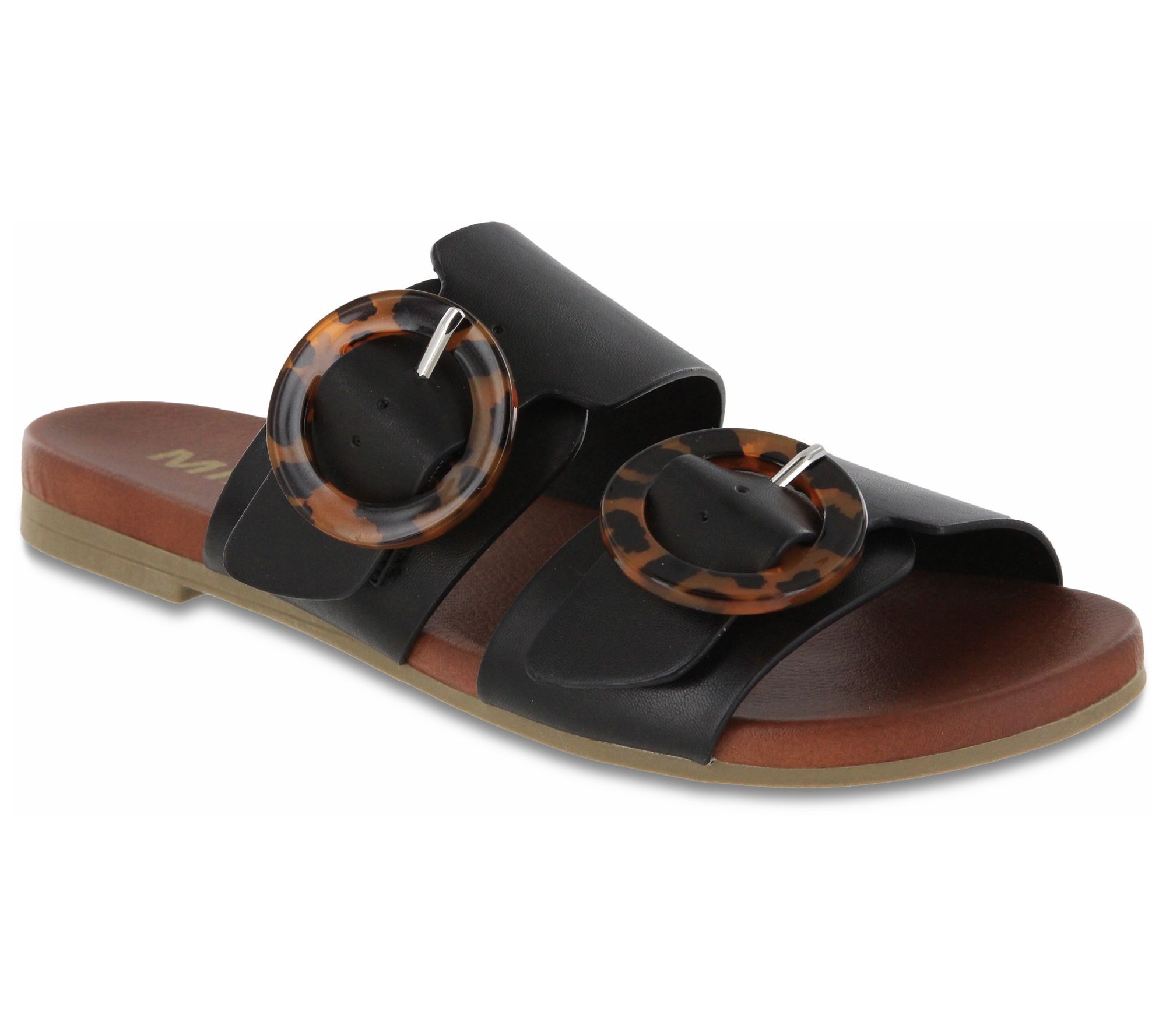 MIA Adjustable Slide Sandals - Edina | QVC