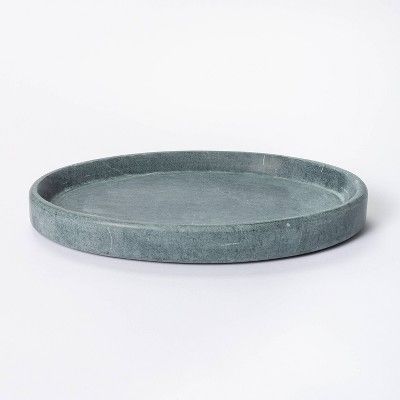 6&#34; x 1.25&#34; Oval Soapstone Tray Gray - Threshold&#8482; designed with Studio McGee | Target