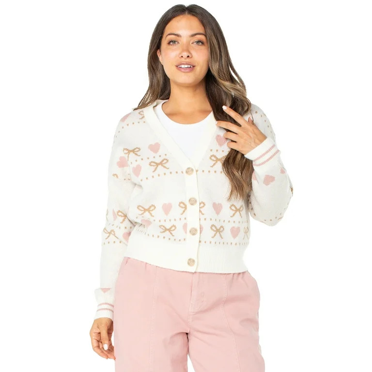 Celebrity Pink Cardigan Sweater - Walmart.com | Walmart (US)