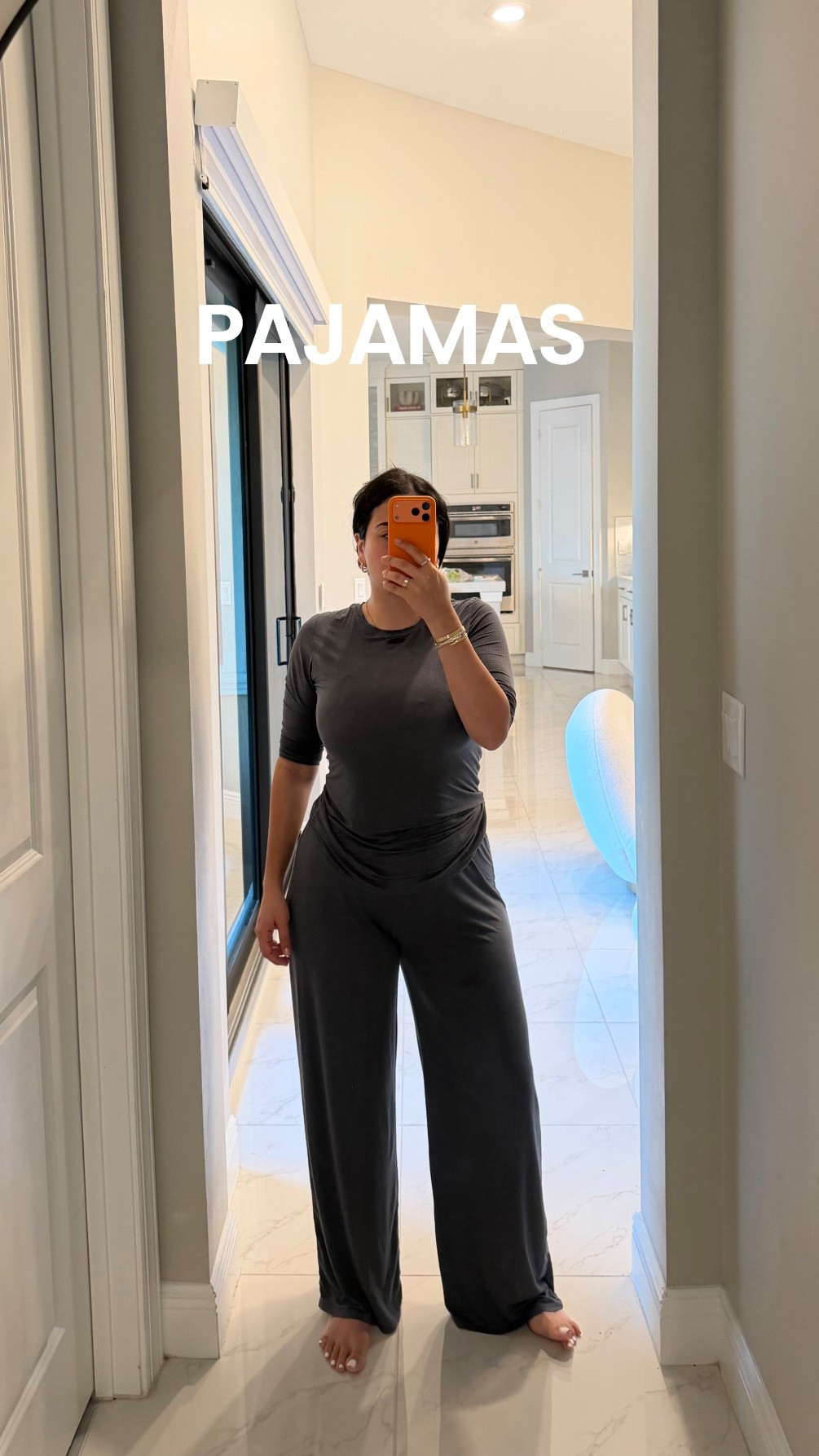 Found the literal dupe to negative’s pajamas only for a fraction of the price! Almost exact same quality too just size up when ordering! 

#LTKHome #LTKmorningroutine #LTKootd