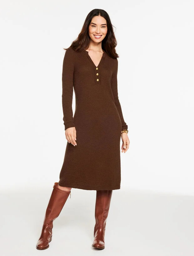A-Line Sweater Dress | Talbots