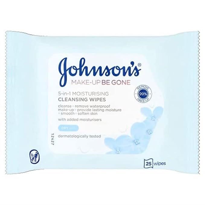 Johnson's Face Care Makeup Be Gone Moisturising Wipes (25) | Amazon (US)