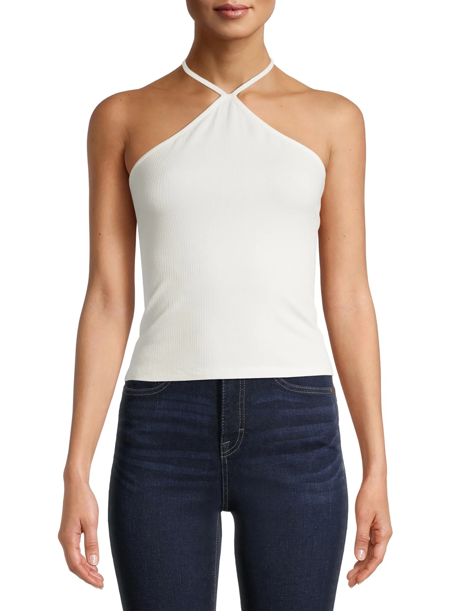 Liv & Lottie Juniors’ Y-Neck Halter Top | Walmart (US)