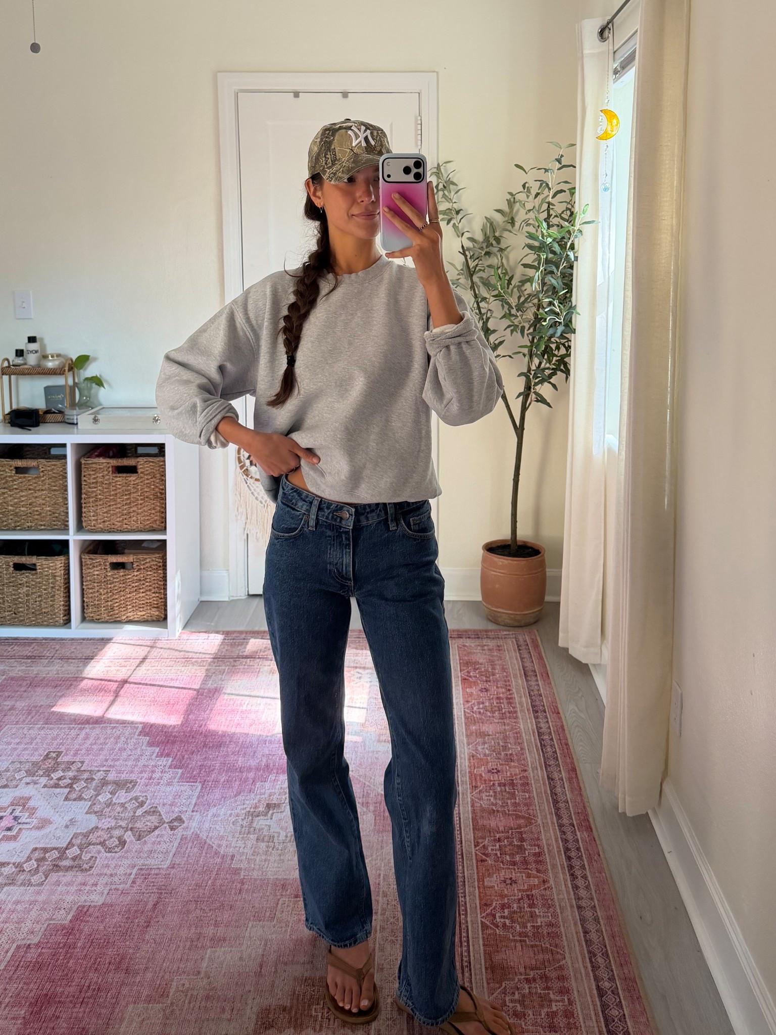 My favorite jeans of all time finally restocked!!!! I wear a 24 in these @Aritzia 

#LTKootd #LTKSeasonal