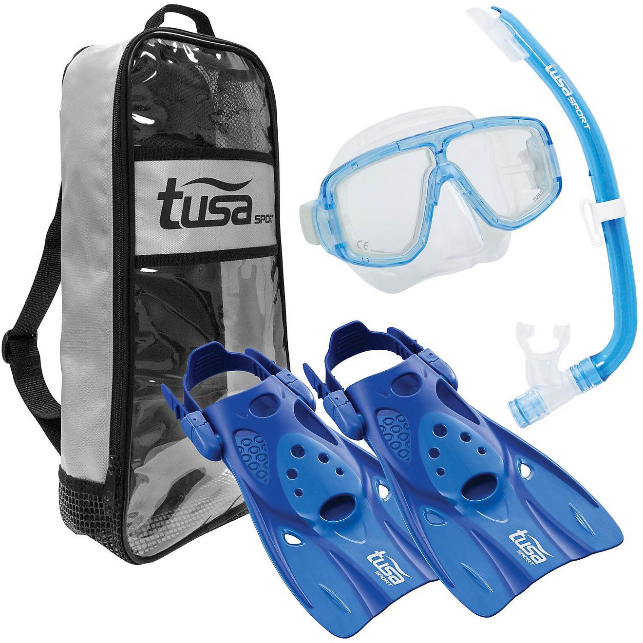 TUSA Sport Platina Mask, Hyperdry Snorkel & Fin Travel Set | Academy Sports + Outdoor Affiliate