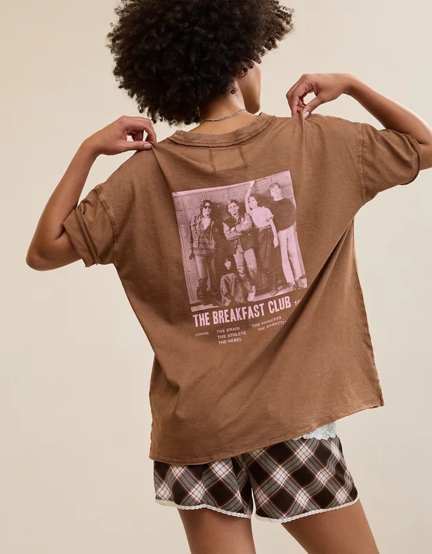 Aerie Oversized Crew Boyfriend T-Shirt | Aerie