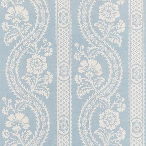 Schumacher Versailles Blue Fabric | DecoratorsBest