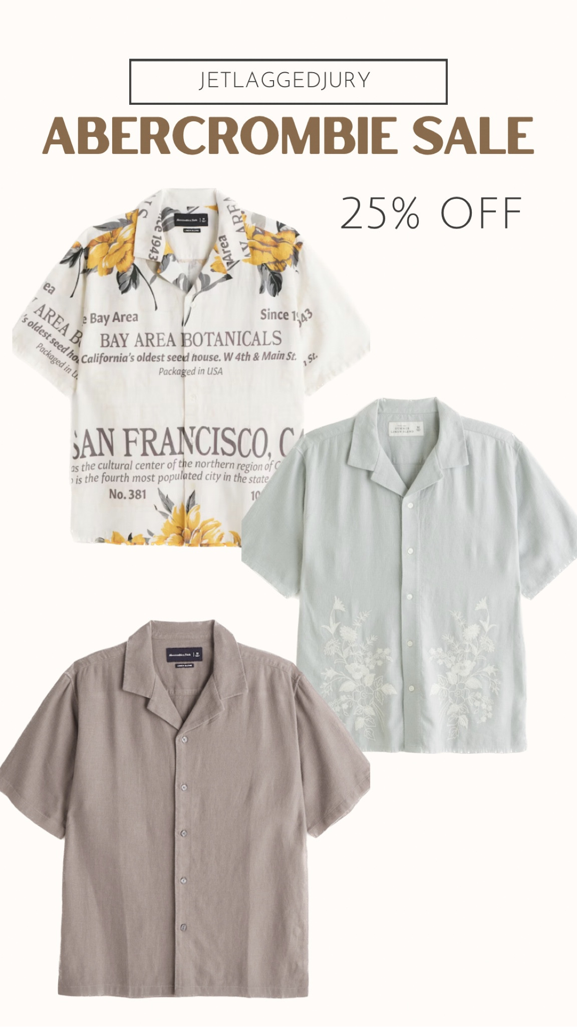 spring button ups 
— men tops I love these and tend to size up for an oversized look 

#LTKunder100 #LTKFind #LTKsalealert