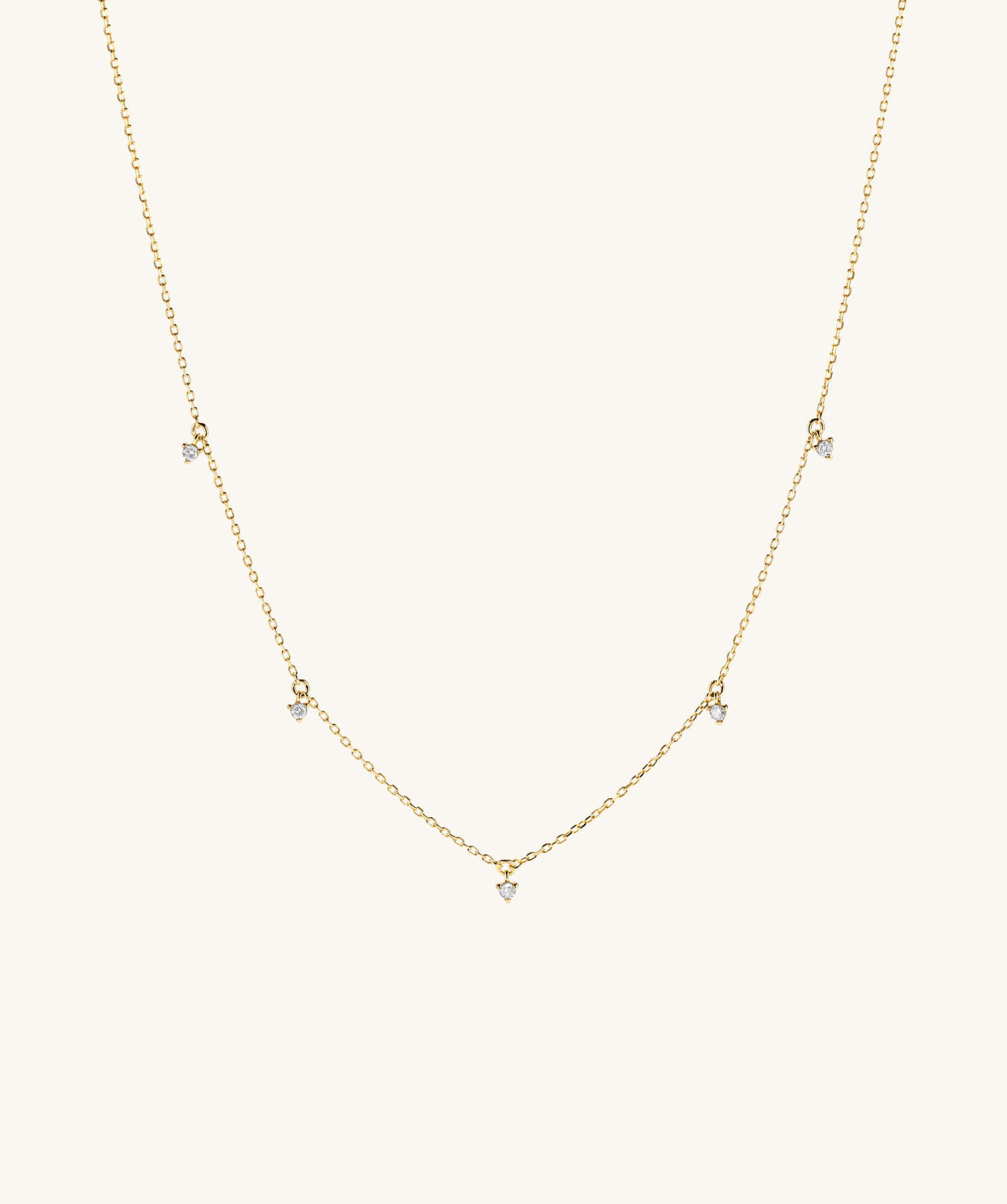 Multi Station Diamond Necklace | Mejuri Fine Crew