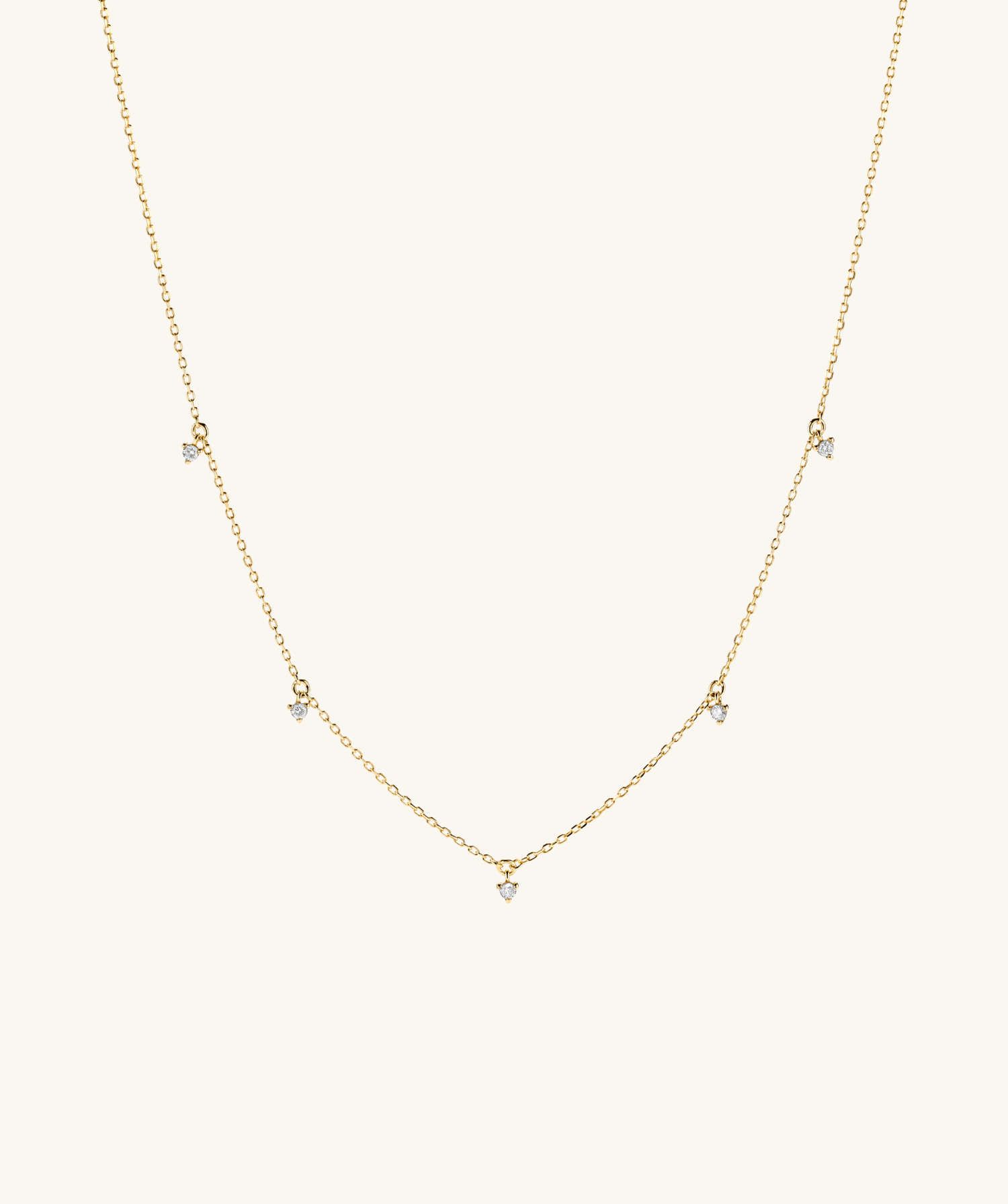 Multi Station Diamond Necklace | Mejuri (Global)