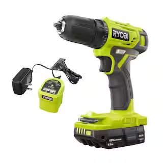 RYOBI ONE+ 18V Cordless 3/8 in. Drill/Driver Kit with 1.5 Ah Battery and Charger PDD209K - The Ho... | The Home Depot